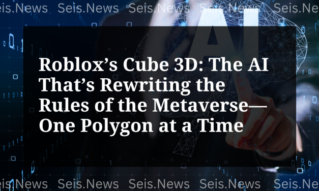 Roblox’s Cube 3D: The AI That’s Rewriting the Rules of the Metaverse—One Polygon at a Time